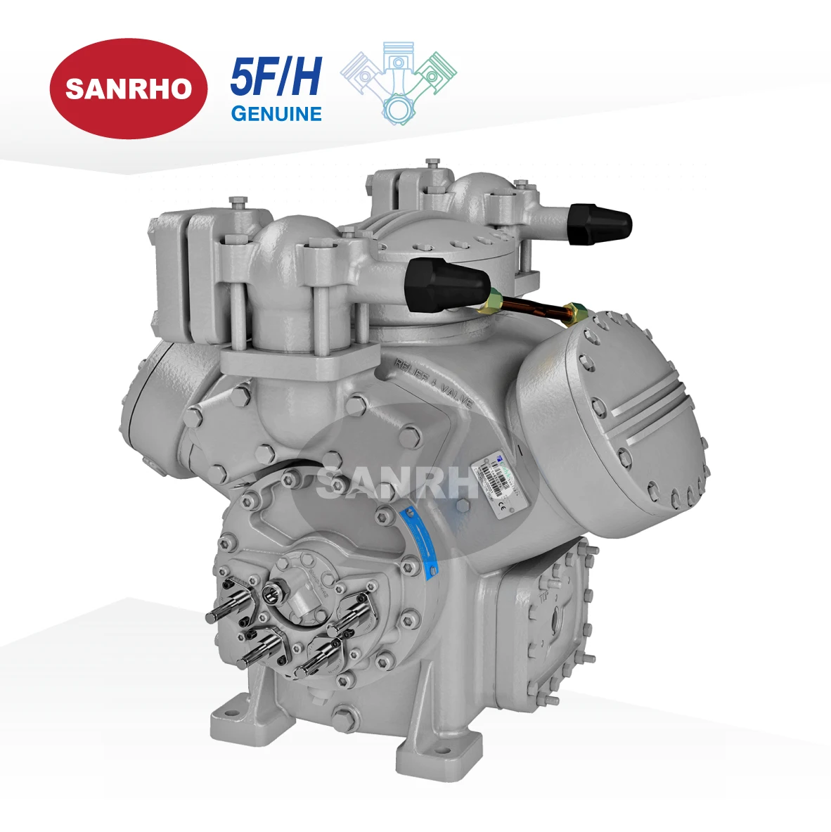 Carrier 5H60 5H66 Refrigeration Compressor, Best 5H Carlyle Marine Refrigerator Open-Drive Compressor