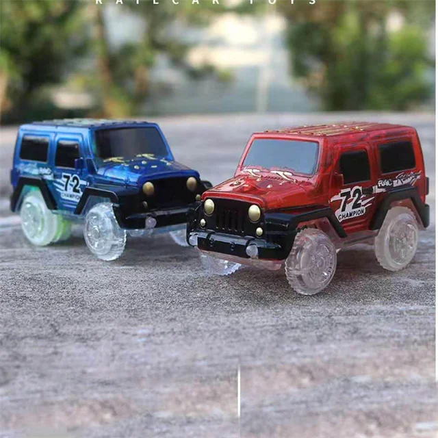 Accessories Rail Car Three Lights Led Flashing Car Luminous Rail Car Toy