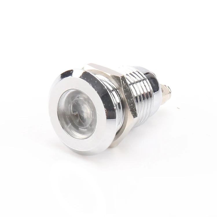 Industrial Waterproof 5 Colors 12mm RGB white Led Signal Pilot Lamp Indicator Light With 3v 6v 12v 24v 110v 220v