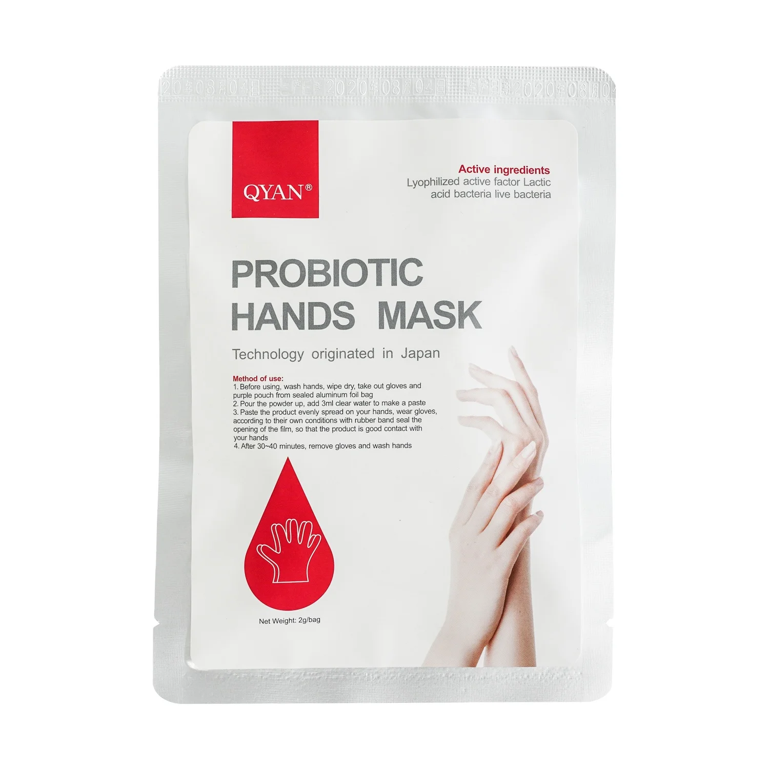 
Japanese technology dry skin relief probiotics hand mask for day and night skincare repair hands sheet mask whitening 