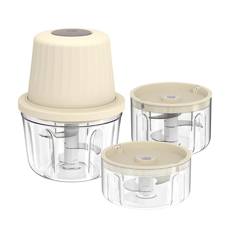 Home Kitchen Tool Crusher Press Blender Grinder USB Charging Ginger electric garlic chopper