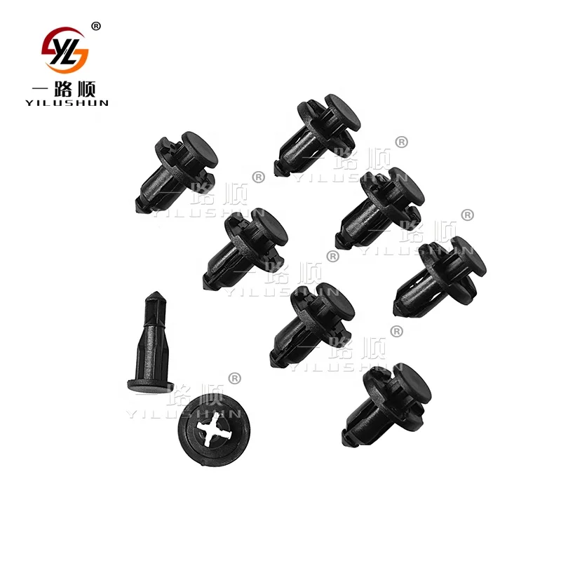 B108 Plastic Clip Fasteners Door Fastener Auto Bumper Fastener Transit Molding Clips 90914-0007