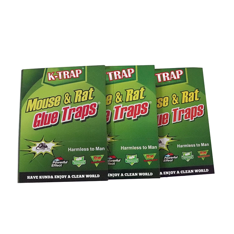 Strong Adhesive Paperboard Pre Baited Mouse Glue Trap Rat Glue Traps Sticky Trap Board Book for Mice and Rats
