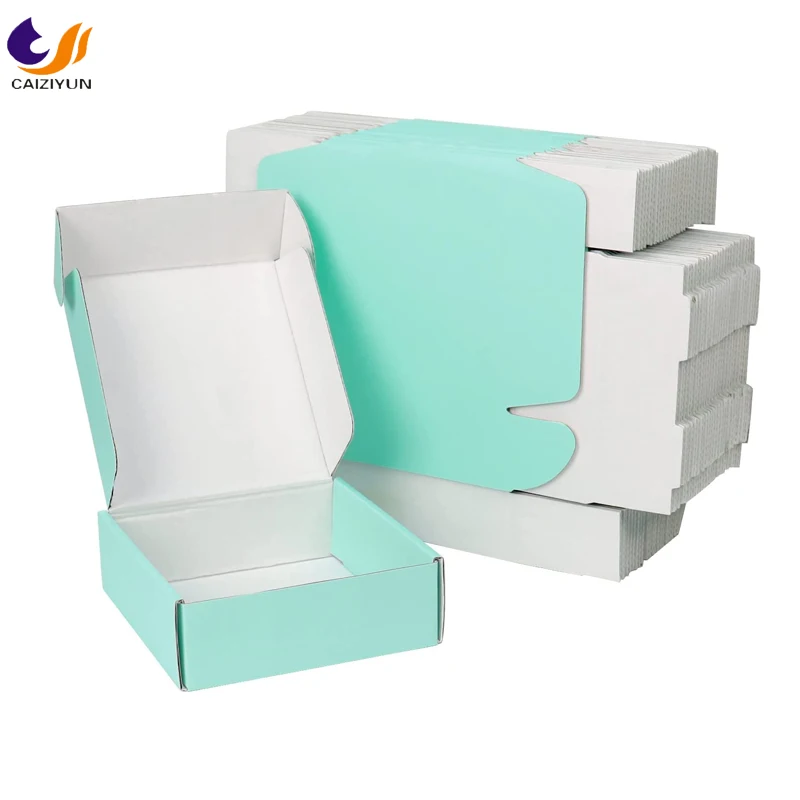 Custom shipping corrugated box Laminated double-sided printing Clothes shoe box Folded rigid airplane mailbox