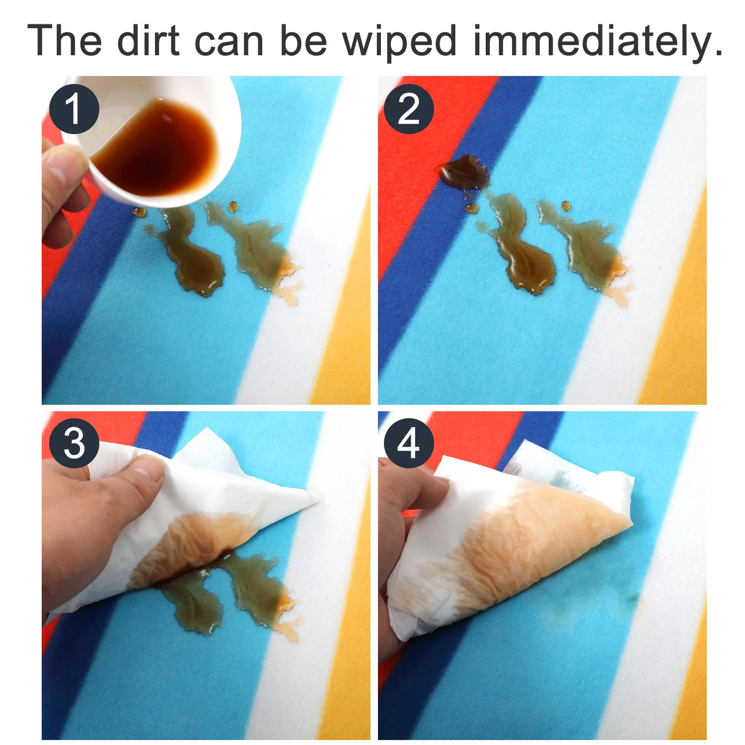 Custom logo wholesale Extra Large polyester travel Foldable Beach Mat Outdoor Camping Waterproof Picnic Blanket with handle