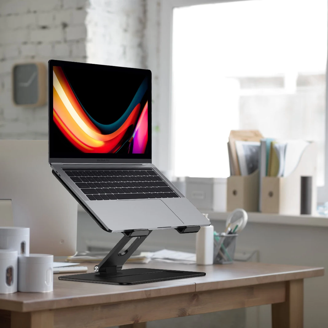 Aluminium Alloy Material nottable laptop stand Solid Durable Laptop Stand Height Adjustable Cooling Pads For Computer