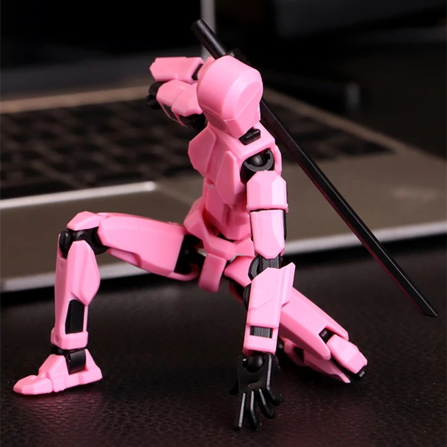 Высококачественная цветная 3D печатная креативная фигурка Счастливая кукла 13 подвижная шарнирная робота растущая в темно-зеленой игрушке