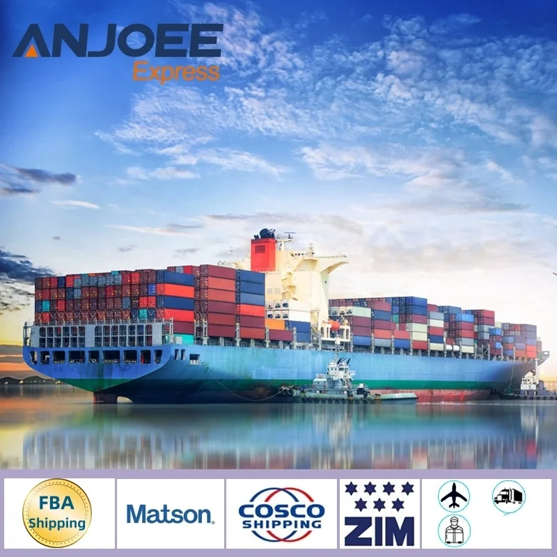 ANJOEE Own Overseas Warehouse Cargo Ships to Sea Air Shipping China Freight Forwarder to USA
