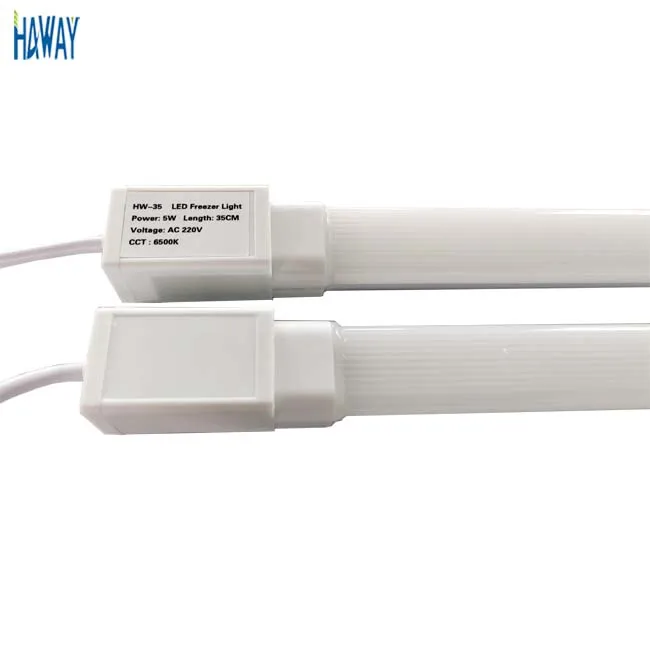 DC24V AC110V-240V IP65 waterproof horizontal refrigeration freezer lighting 6500K cold white LED tube light