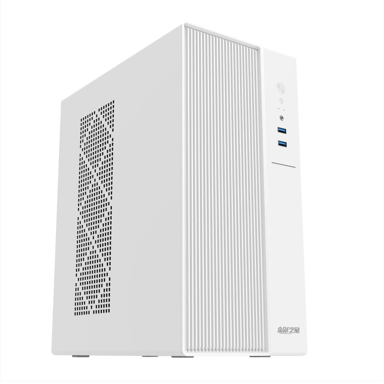 Glass side panel ATX/MATX/ITX Custom Black Gaming Computer Case  PC Desktop RGB Gaming Case