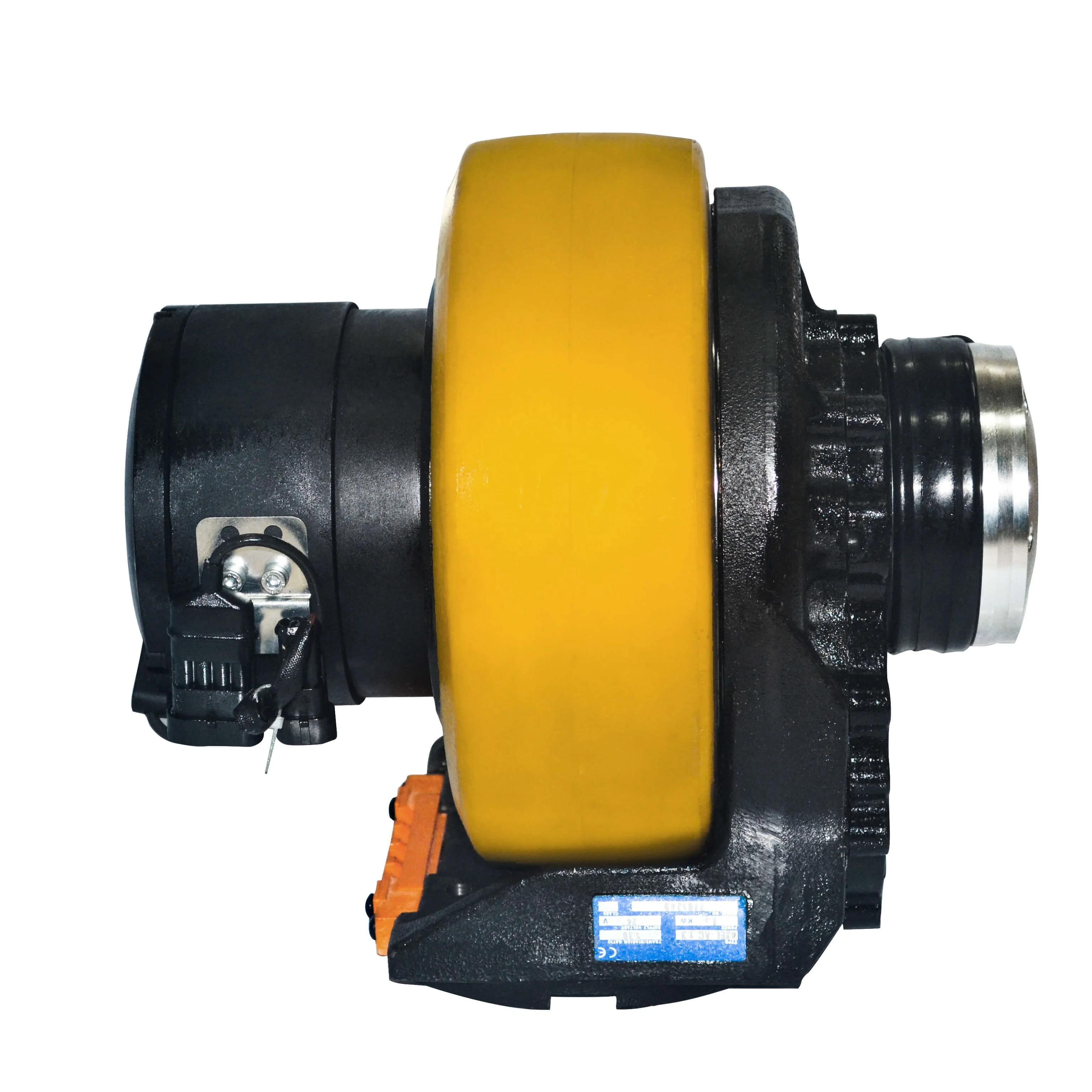 198mm  3000W Synchronous Servo Motor agv drive wheels and stacker wheels material handling equipment parts for loading container