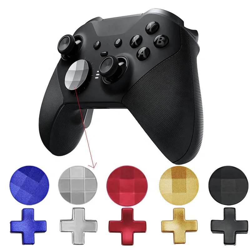 Round Keycap  Cross Direction Button Key for XBOX ONE Elite Series 1&2 Edition Controller Gamepad Button  Repair Parts