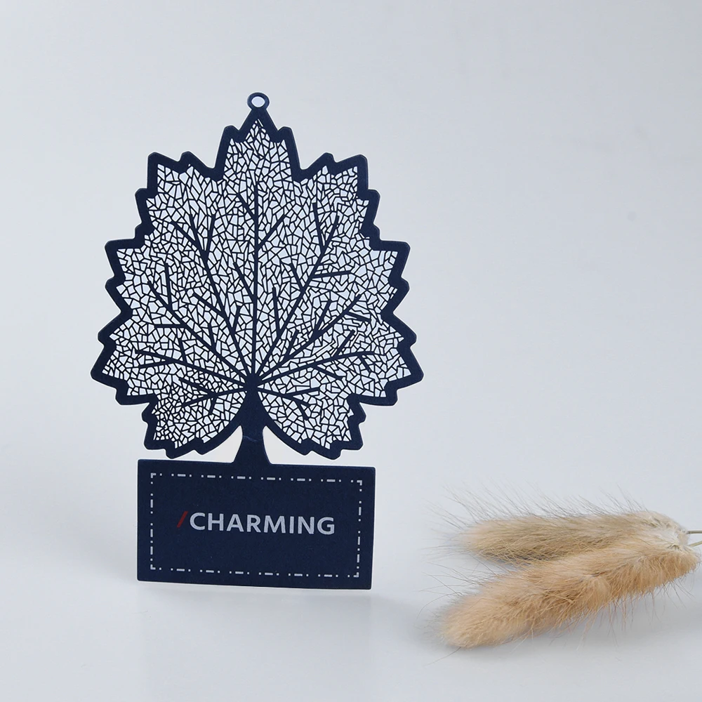 White Square Debossed Logo Swing Tag Price Hangtags Hang Tags for Clothing