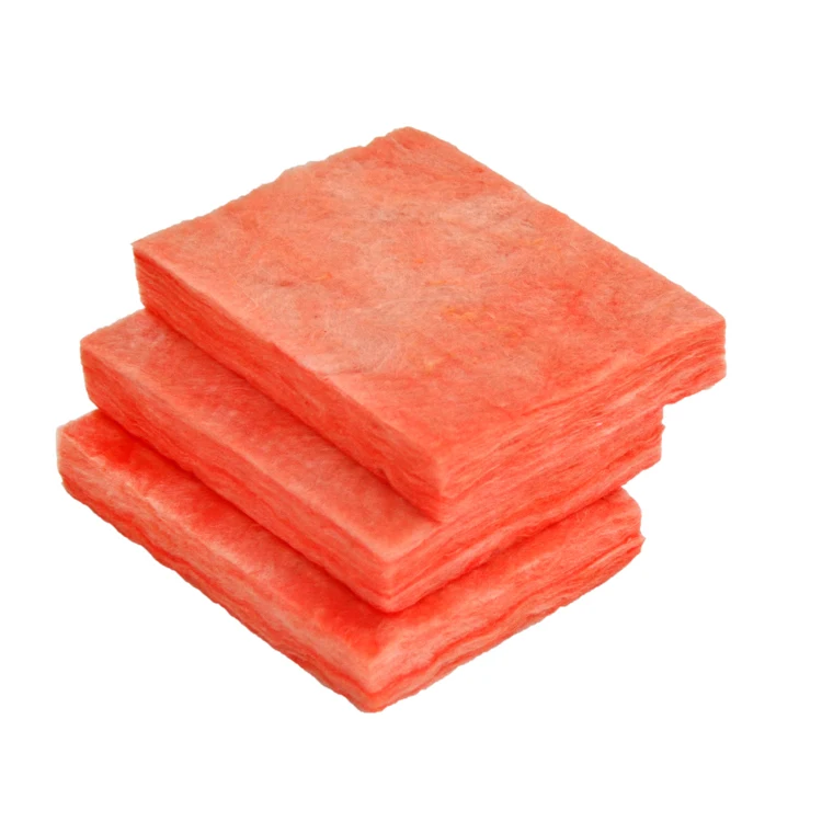 Fireproof Insulation Board Non Woven Fabric Pad Glass Wool Board