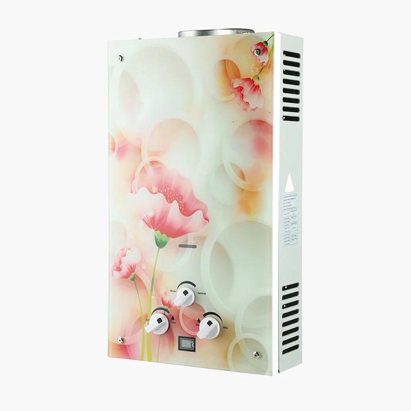 Household High Quality Battery Operated Gas Instant Tankless Hot Water Wall Mounted Shower Heater Gas Geyser