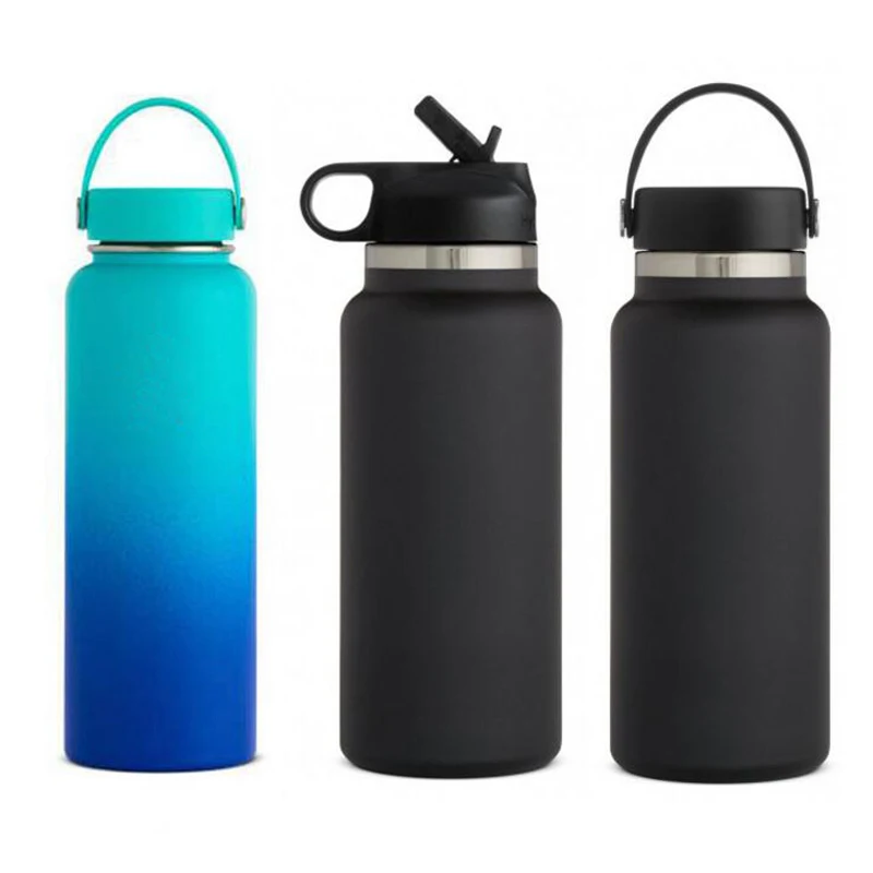 
amazon 18 oz 32 oz 40 oz hydro water bottle insulated vacuum flask stainless steel sport water bottles ,bottle water with lids  (60833209074)