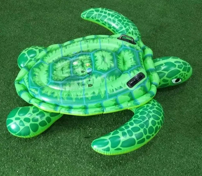 Inflatable Turtle Swimming Pool Floating Rider Pool Water Bed