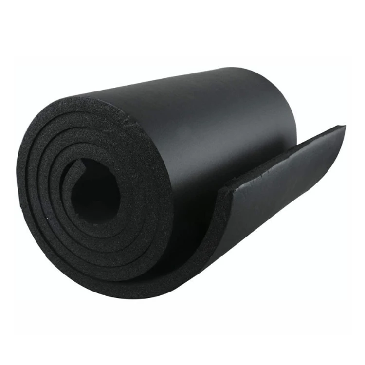 Produces Thermal Insulation Air Conditioner Closed Cell 10-30Mm Nbr Black Rubber Foam Board