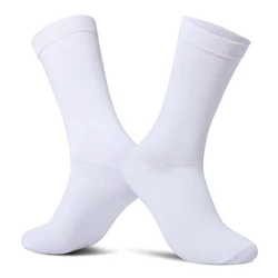 Blank socks by China factory wholesale cheap for sublimation and 360 degree print crew blank socks