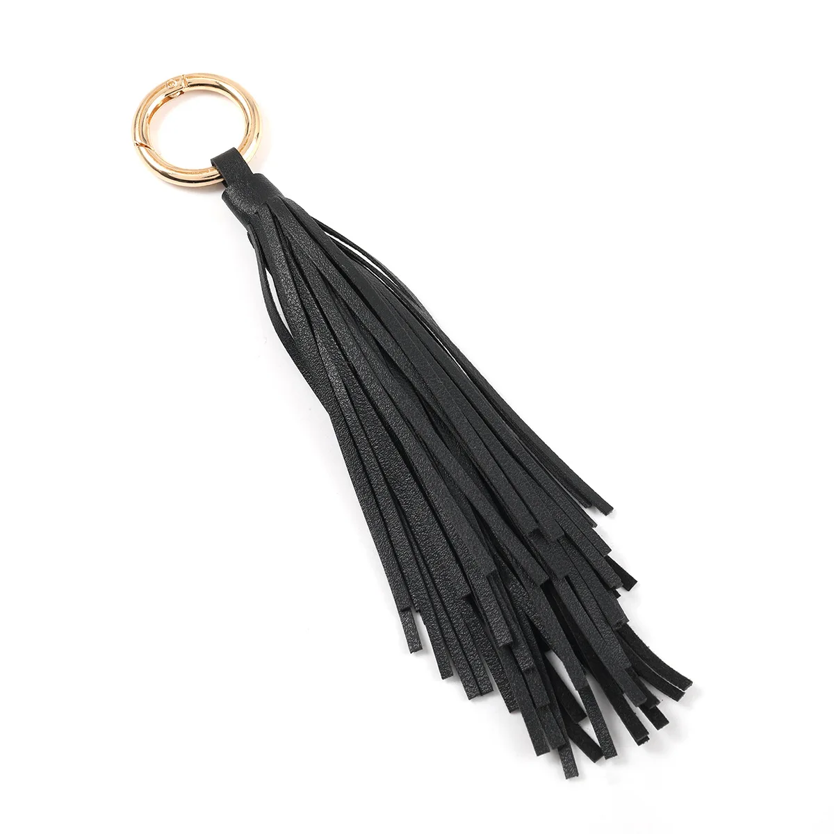 Leather Tassel Keychain Car Keyring Holder Bag Wallet Purse Decorations