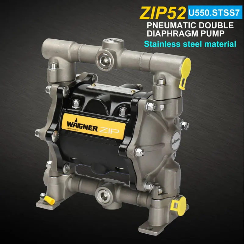 Wagner Zip 52 (u550.sts7) воздушные насосы из нержавеющей стали Bomba de aire Zip52 пневматический мембранный насос краски