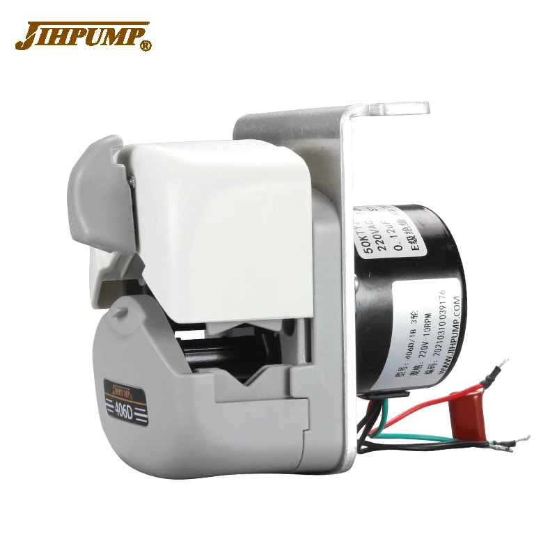 JIHPUMP Small 3 or 6 Rotors 24V 220V Peristaltic Pump with Stepper Motor DC Motor for Medical Reagent Filling