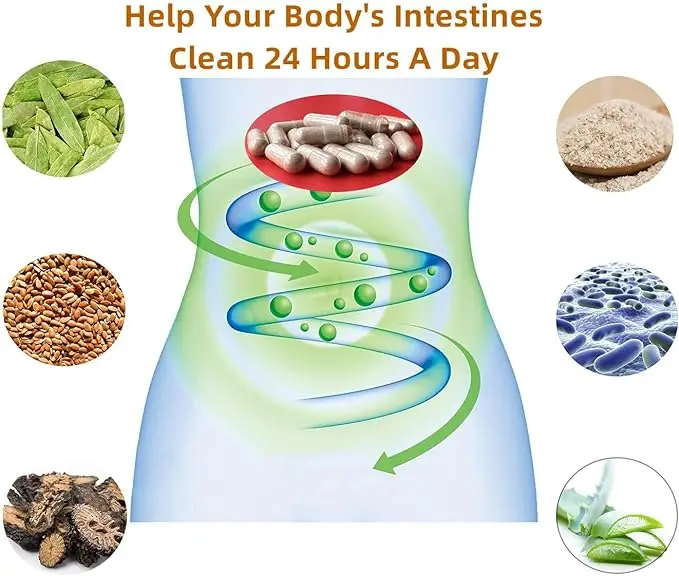 OEM Intestinal cleansing gut support capsules