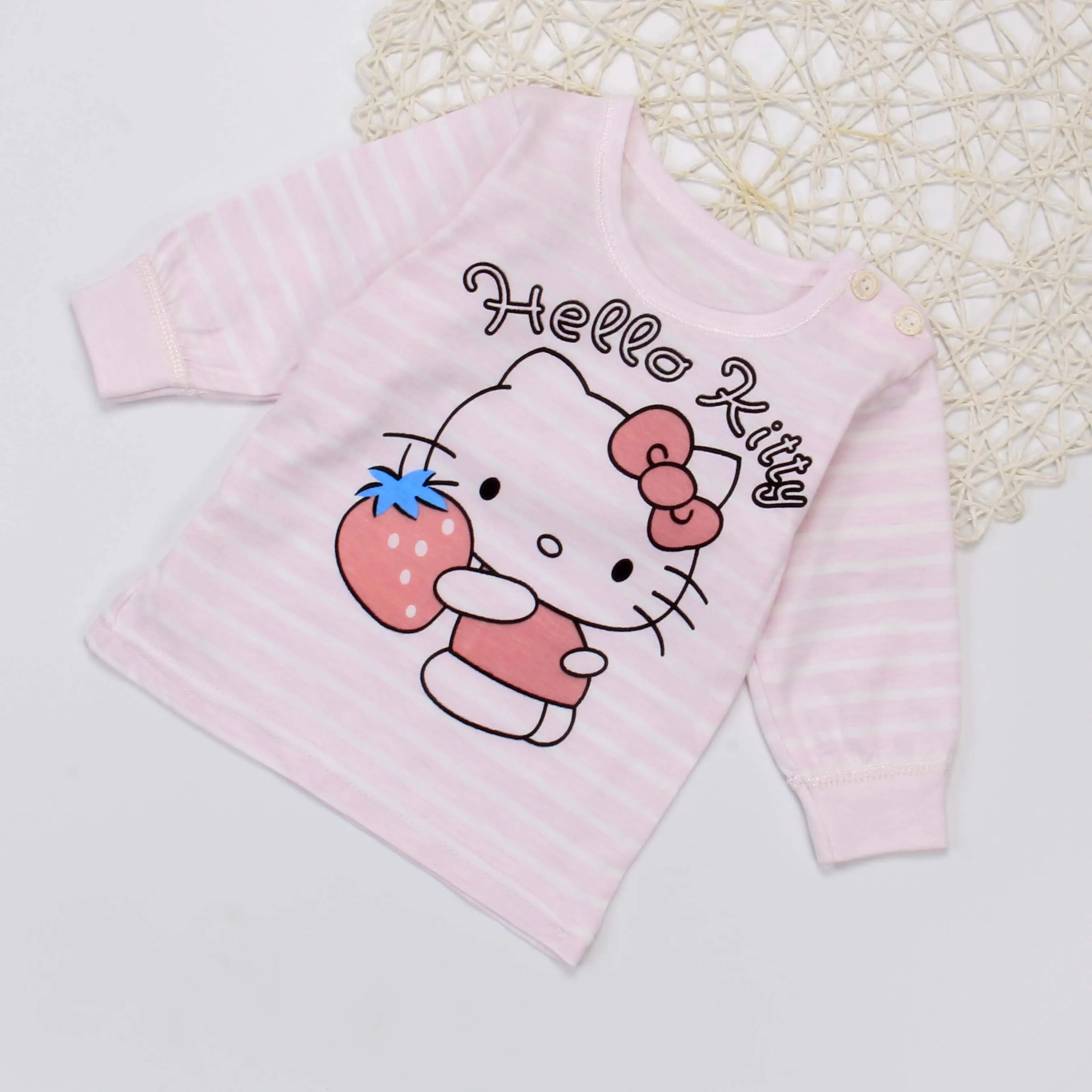 
baby clothes branded brands wholesale Baby pajamas in spring, summer and Autumn New design baby underwear 0-3 years old 
