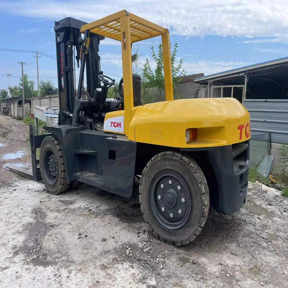 High Quality TCM 11 Ton Forklift Second-Hand Used Machine New Condition Industrial Construction Machinery Core Engine Component
