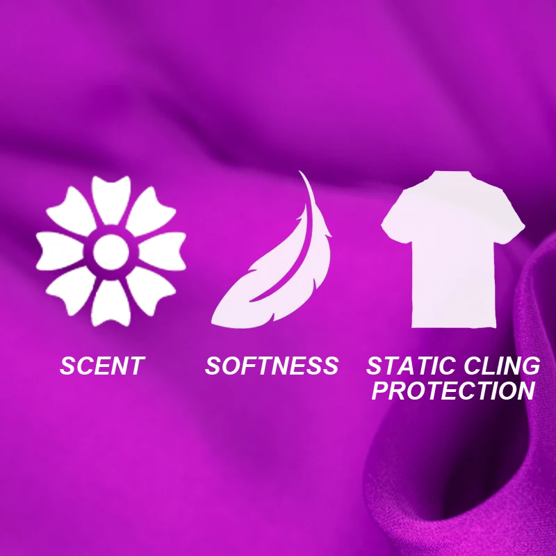 Softening & Anti-Static Laundry Dryer Sheets - Gentle on Fabrics