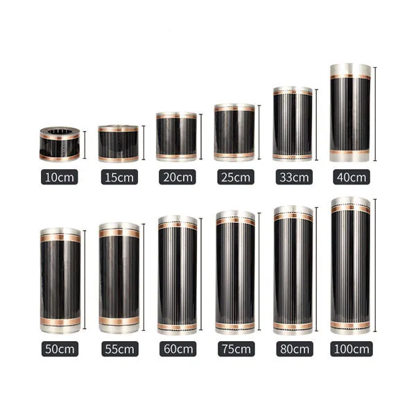 Made In China Black Electric Online Technical Support Heating Film For Underfloor Heating System