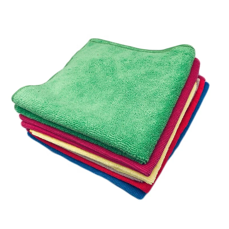 Factory Wholesale Custom Size Logo 400 Gsm Microfiber Pet Towel Car Cleaning Towels
