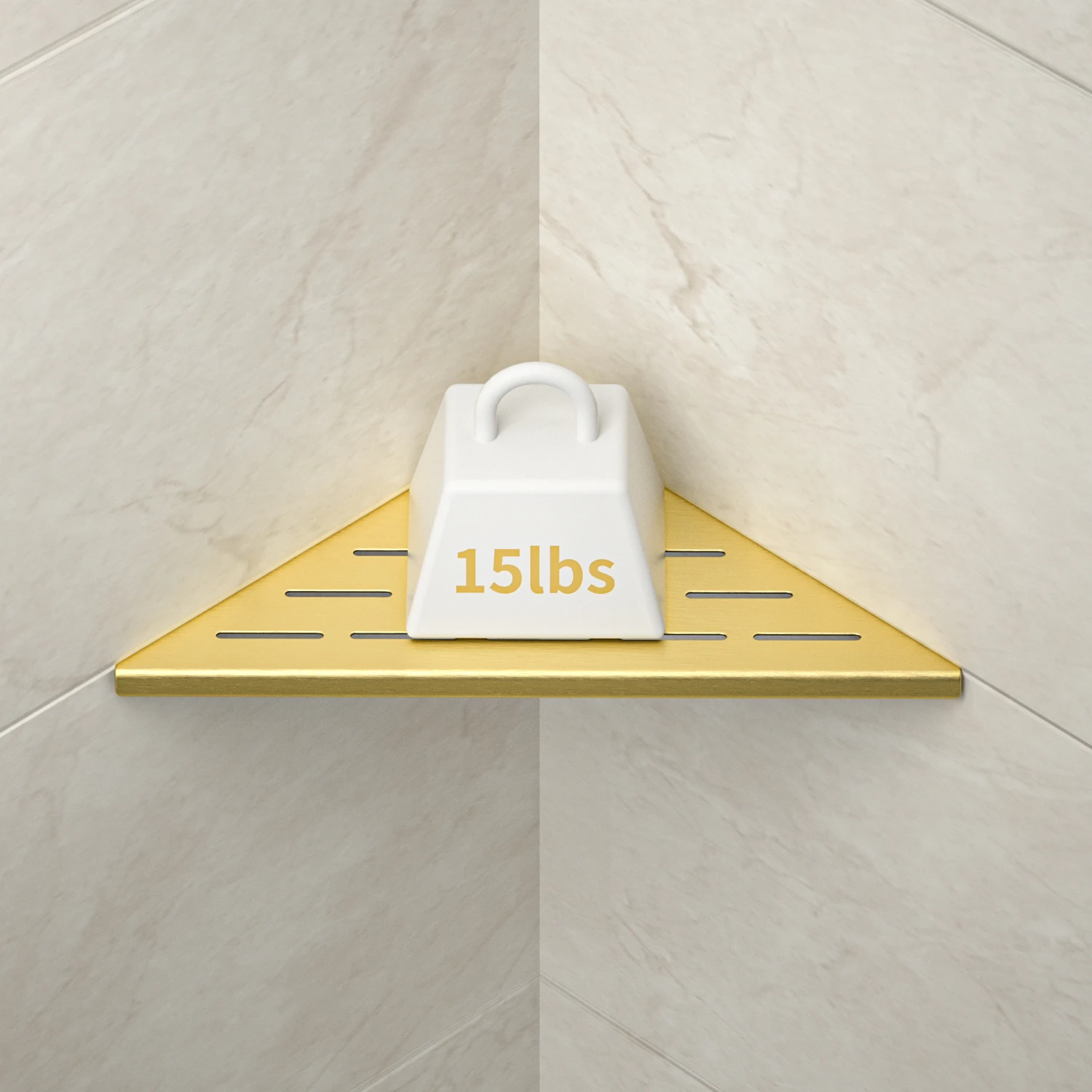 Product Manufacturer Corner Shelf Floating Shower Shelves Insert Bathroom Tile or Marble Durable in Use