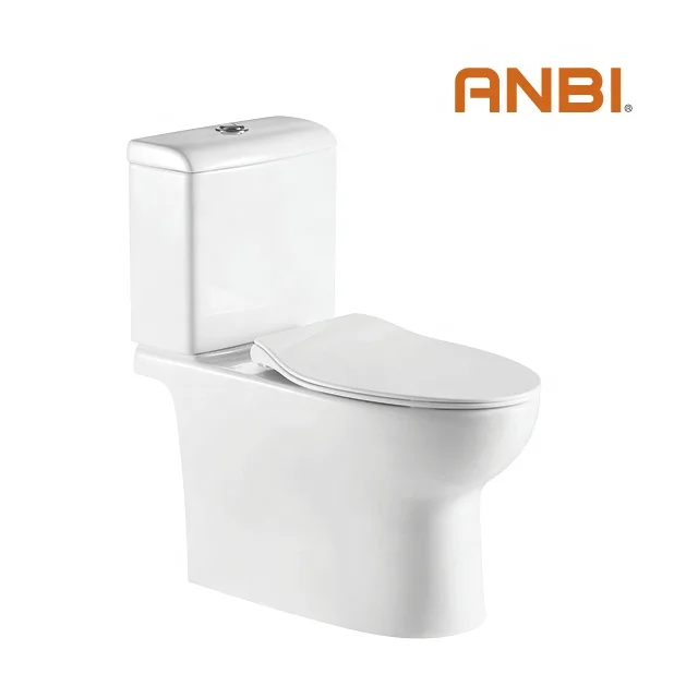 ANBI Горячая продажа S Ловушка керамическая ванная комната водный шкаф из двух частей Туалет цена с крышкой сиденья