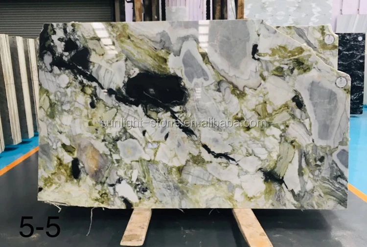 Ice Jade Marble,Cold Emerald Jade Ice Green Marble,Primavera Lux White Beauty Marble slab