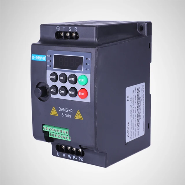 Sample Customization K-Drive Variable Frequency Converter for Drilling Machine 380v 1.5KW VFD