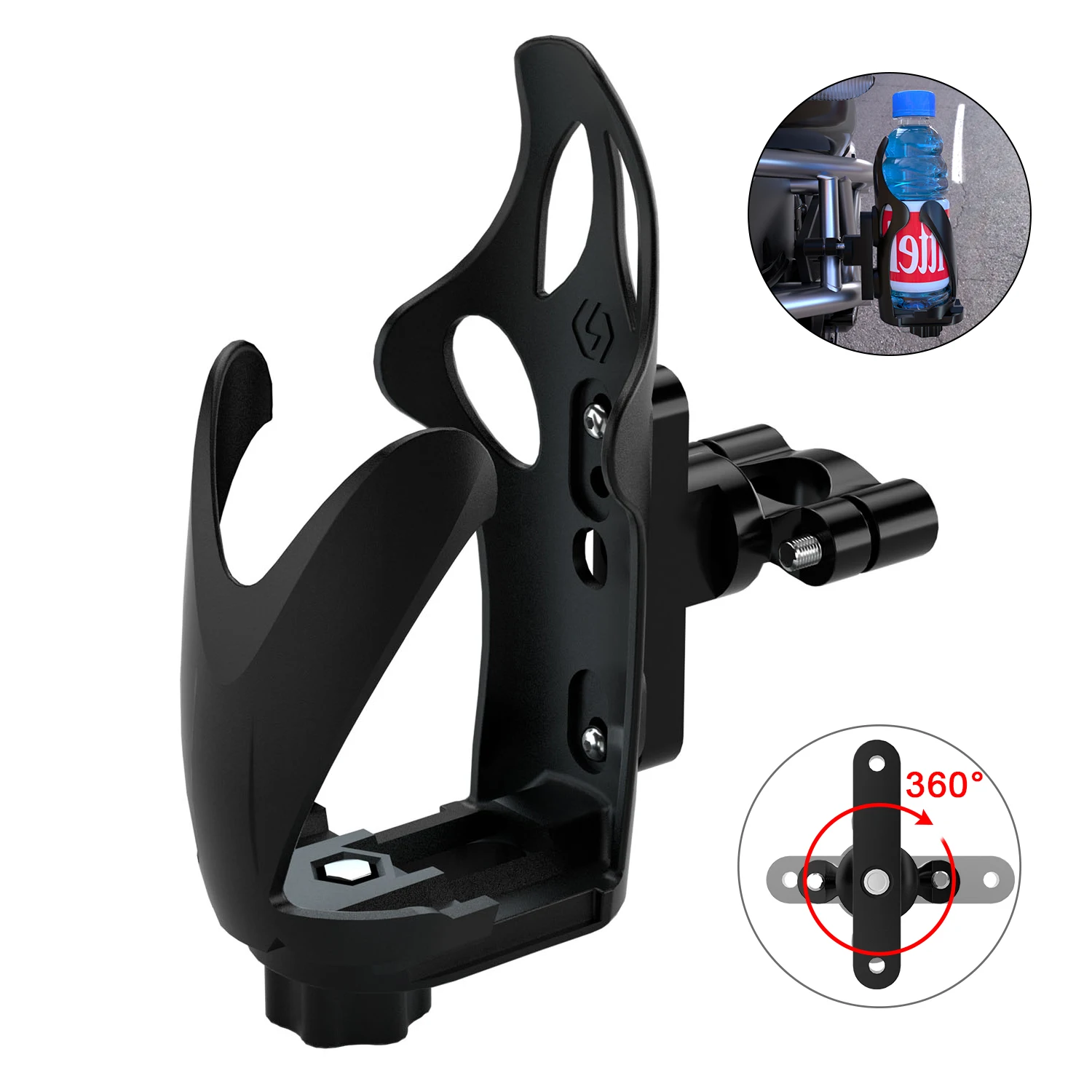 Multifunctional Universal Bicycle Water Bottle Cage Adjustable Motorcycle Cup Holder