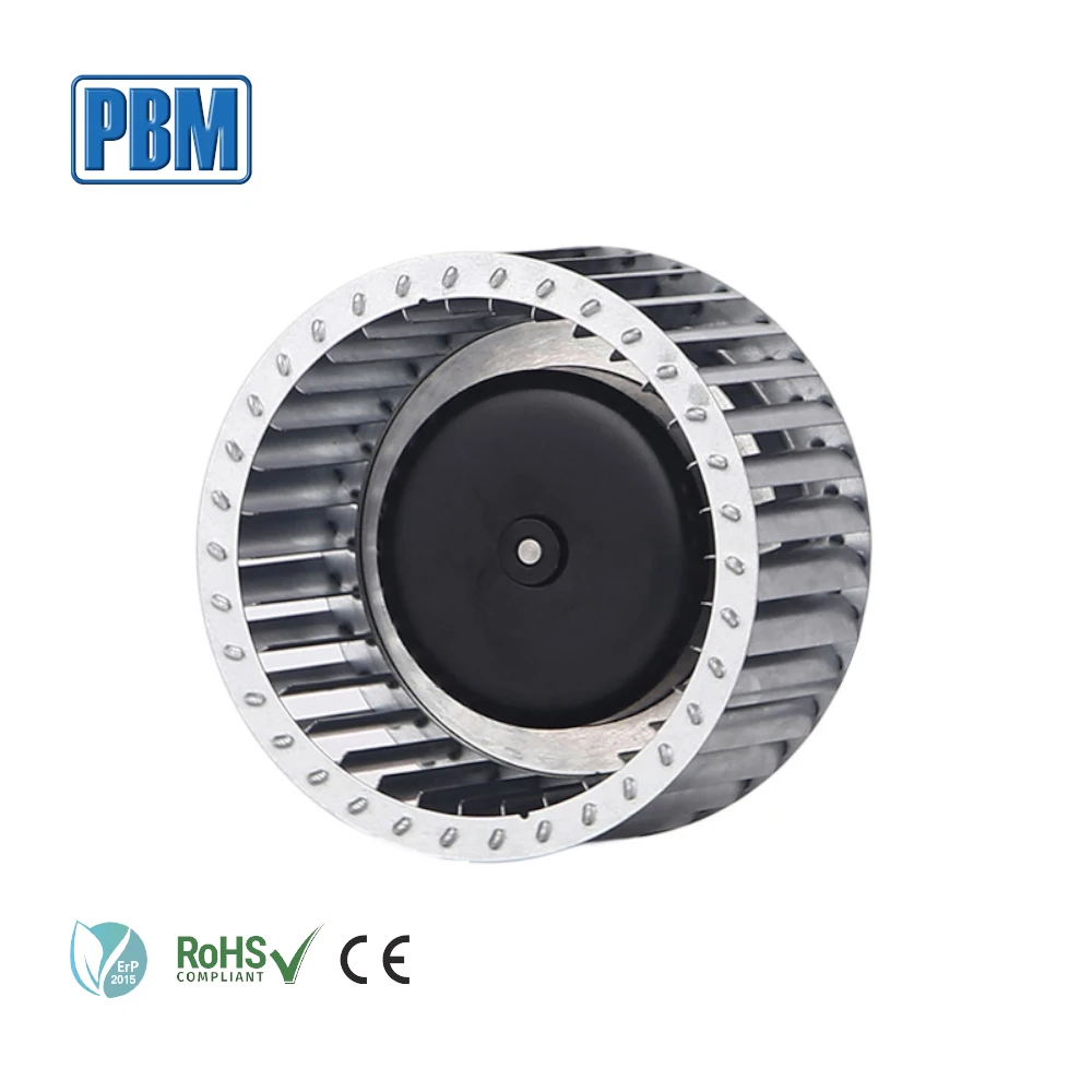 PBM 140x72mm 24VDC Brushless Metal Impeller Forward Curved Centrifugal Motor Fan