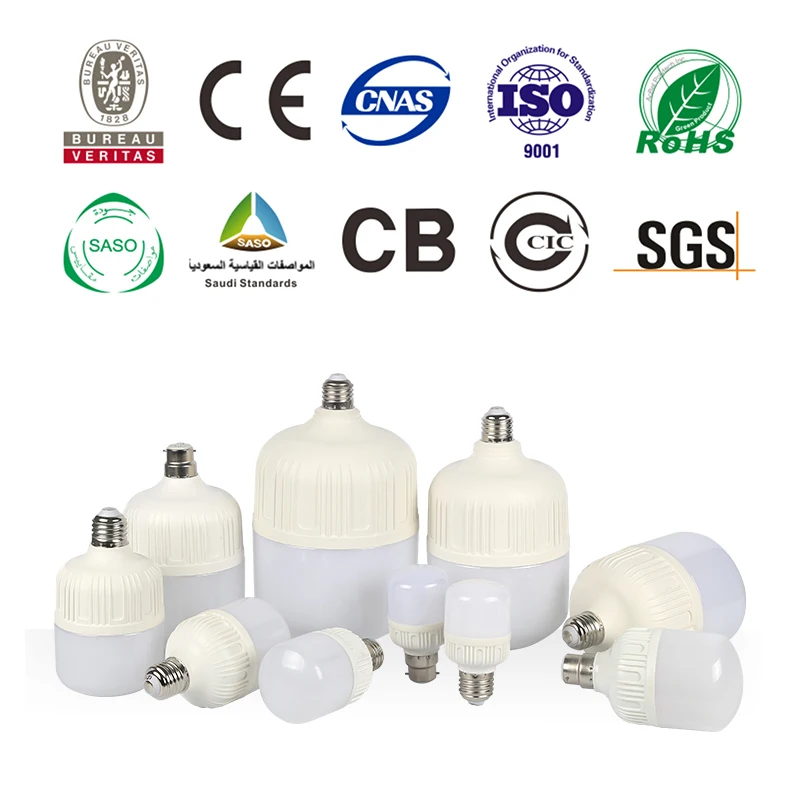 Zhongshan factory OEM 3000K-7000K E14 E27 B22 держатель 5 10 15 20 w T Светодиодная лампа