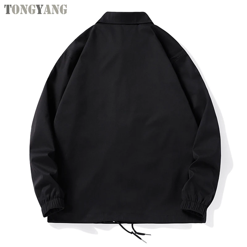 TONGYANG OEM Hot Sale Spring loose trainer coaches casual work jacket men outdoor jogging sport breathable lightweight jacket