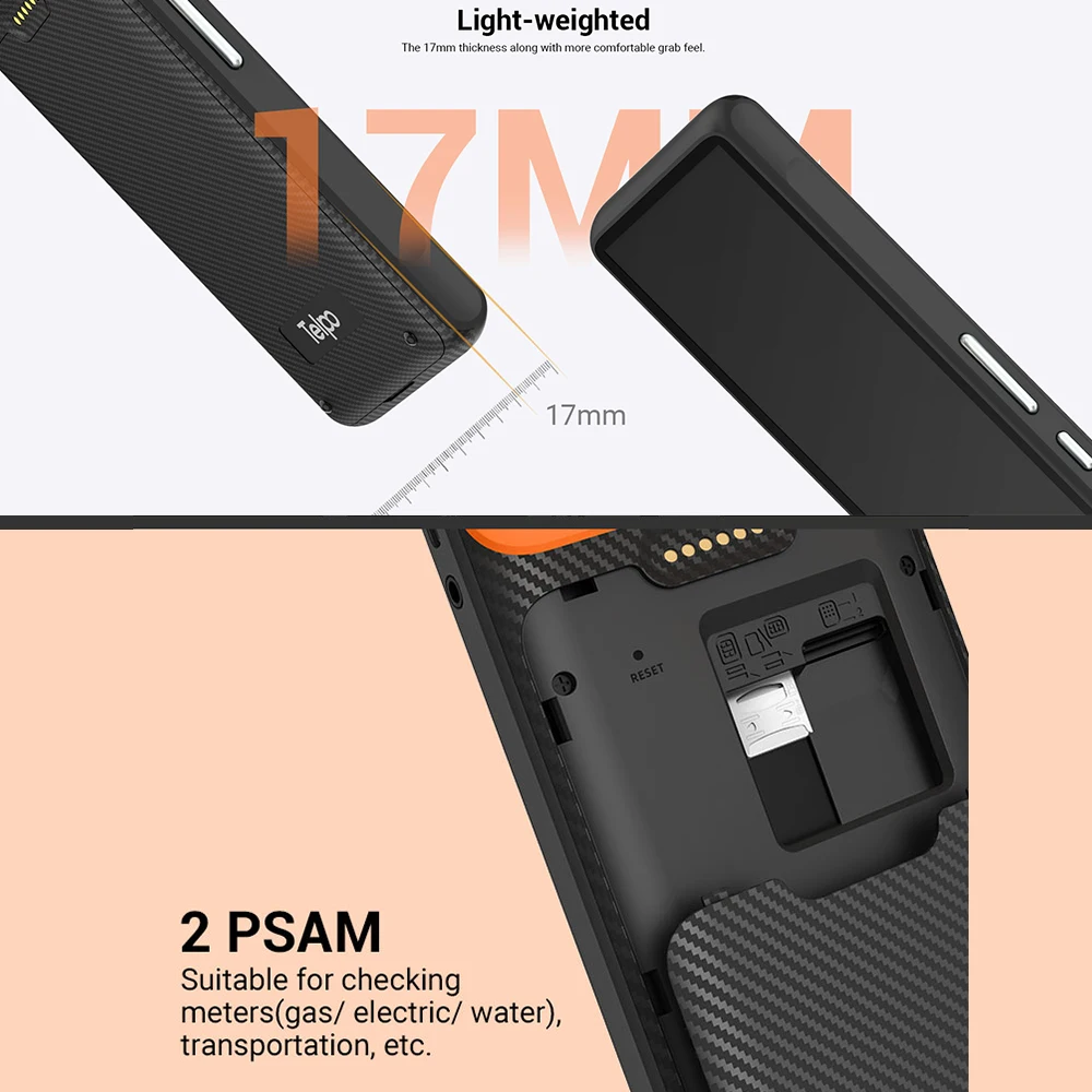 Telpo 4G handheld PDA ticket printer contactless card qr code mobile payment POS terminal