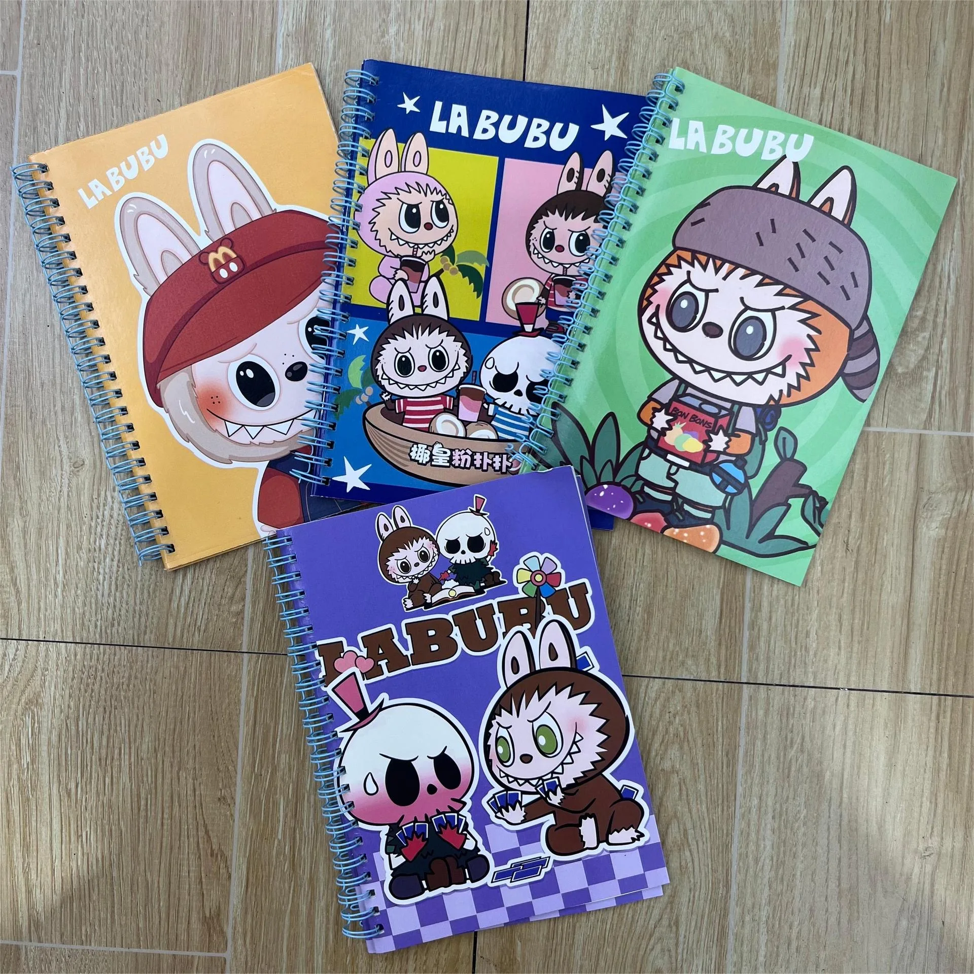 Yubon 2024 Trending Products Labubu Notebooks A5 Coil Notebook Promotional Gifts Back to School Students Stationery Supplies