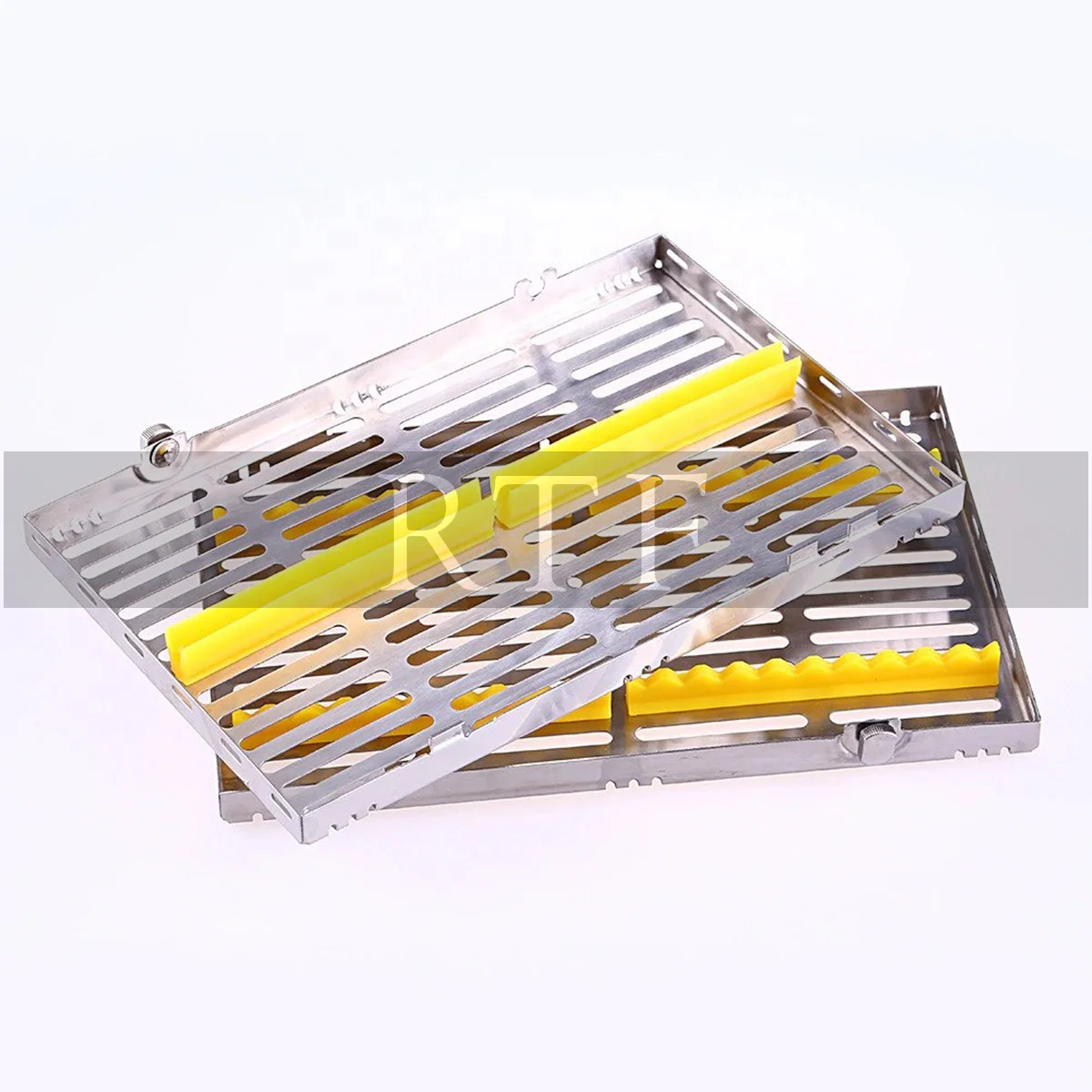 Dental Sterilization Rack Surgical Autoclavable Sterilization Box Dental Cassette File Burs Disinfection Tray Dentist Tools
