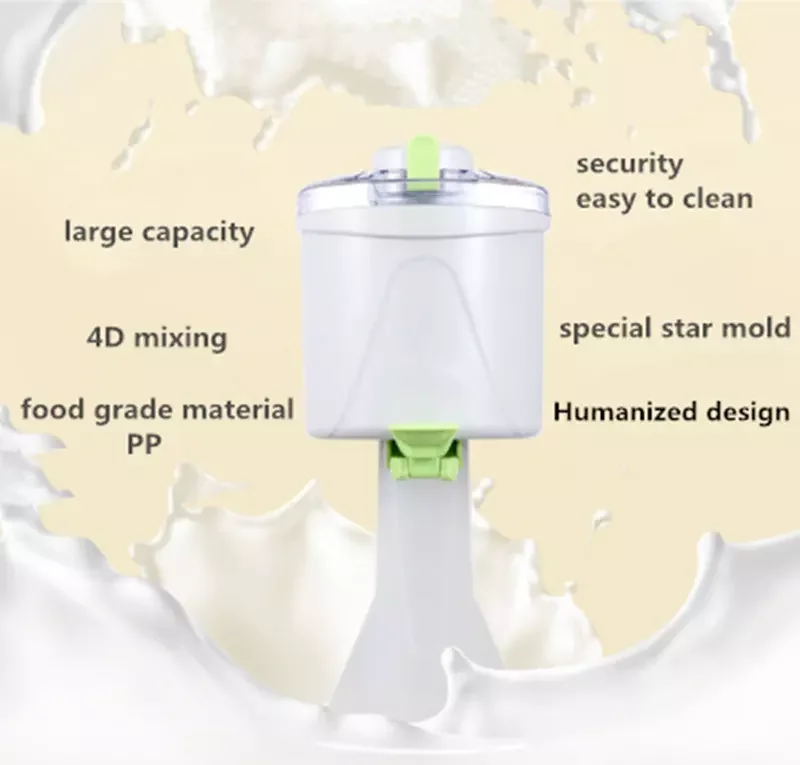 Small soft ice cream machine DIY homemade ice cream machine serve ice cream machine