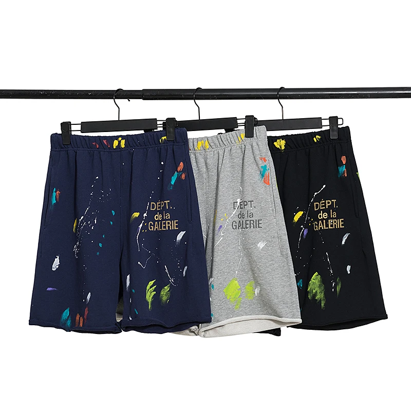 Fashion Nylon Sport Sweat Short Pants Graphic Short Pant Custom Fleece Man Short Pants Heavyweight Shorts With Strings