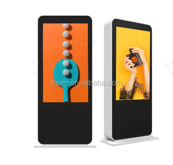 55 inch outdoor sunlight readable advertising tv lcd panel touch screen digital signage kiosk totem lcd display