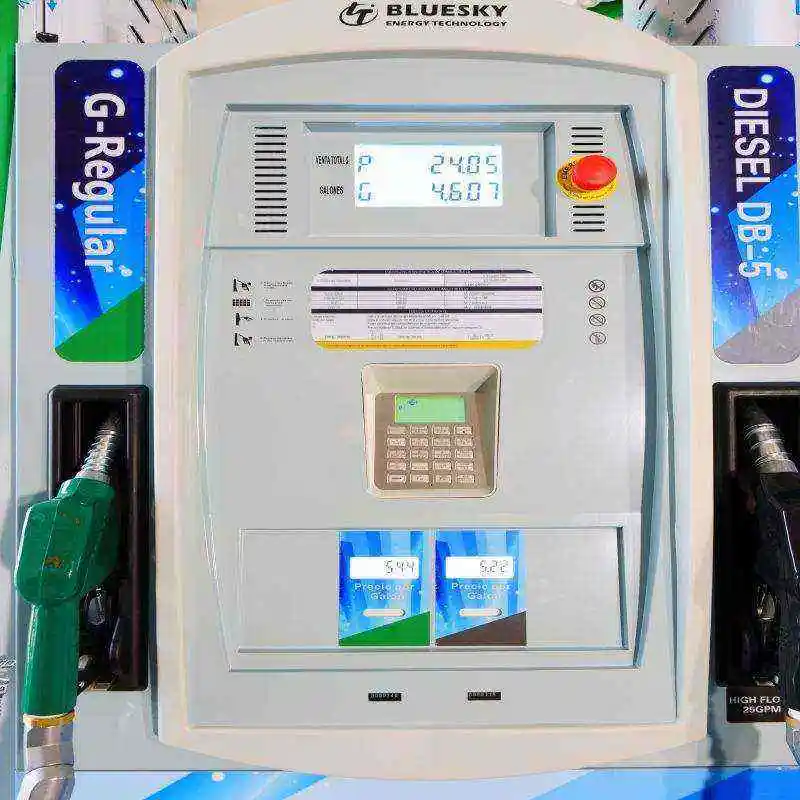 Bluesky Petrol Pump Dispenser Pump Fuel Gas Station Submersible Type Fuel Dispenser Petrol 6 Nozzle Nozzle Petrol Dispenser