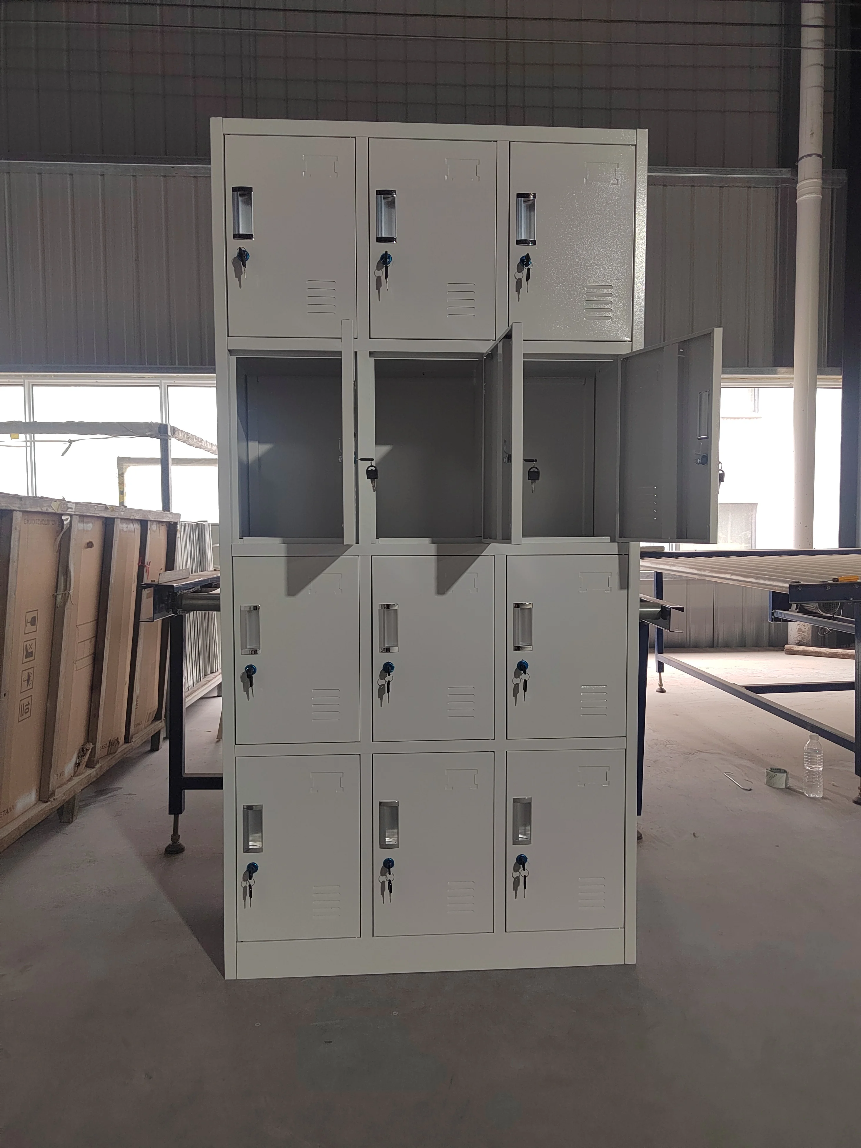 12 door Steel Storage Cabinets Locker  Steel Locker Durable Student School Cabinet Hostel Locker