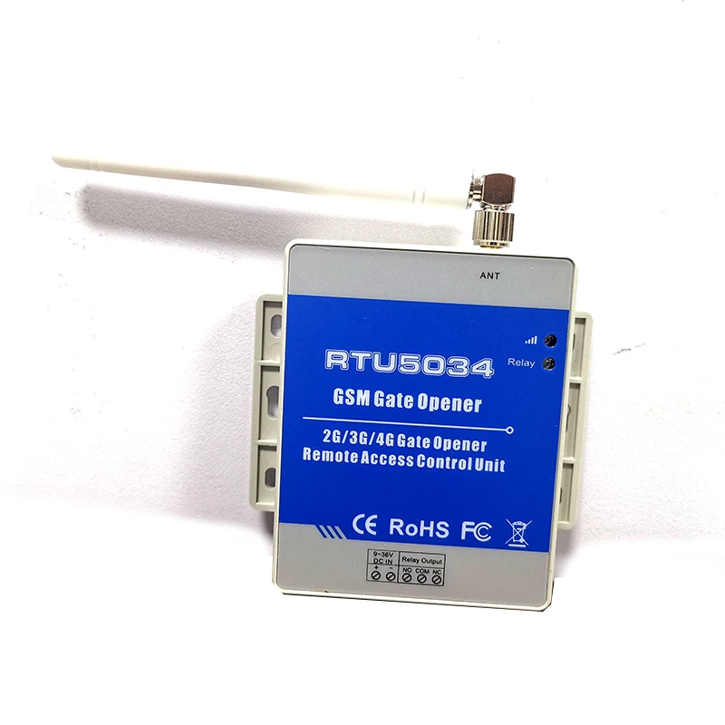 Chisung High Quality Smart RTU5034 4G Version Free Call GSM Relay Switch 3V SIM Card GSM Gate Opener