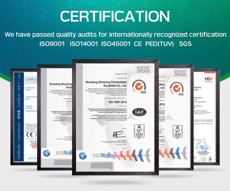 200L stainless steel electric heating beer equipment